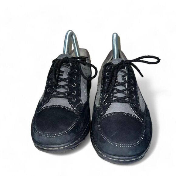 Waldlaufer Dynamic Nubuck Shoes Black / Grey 19084510 08 Women's 6 - Picture 2 of 10